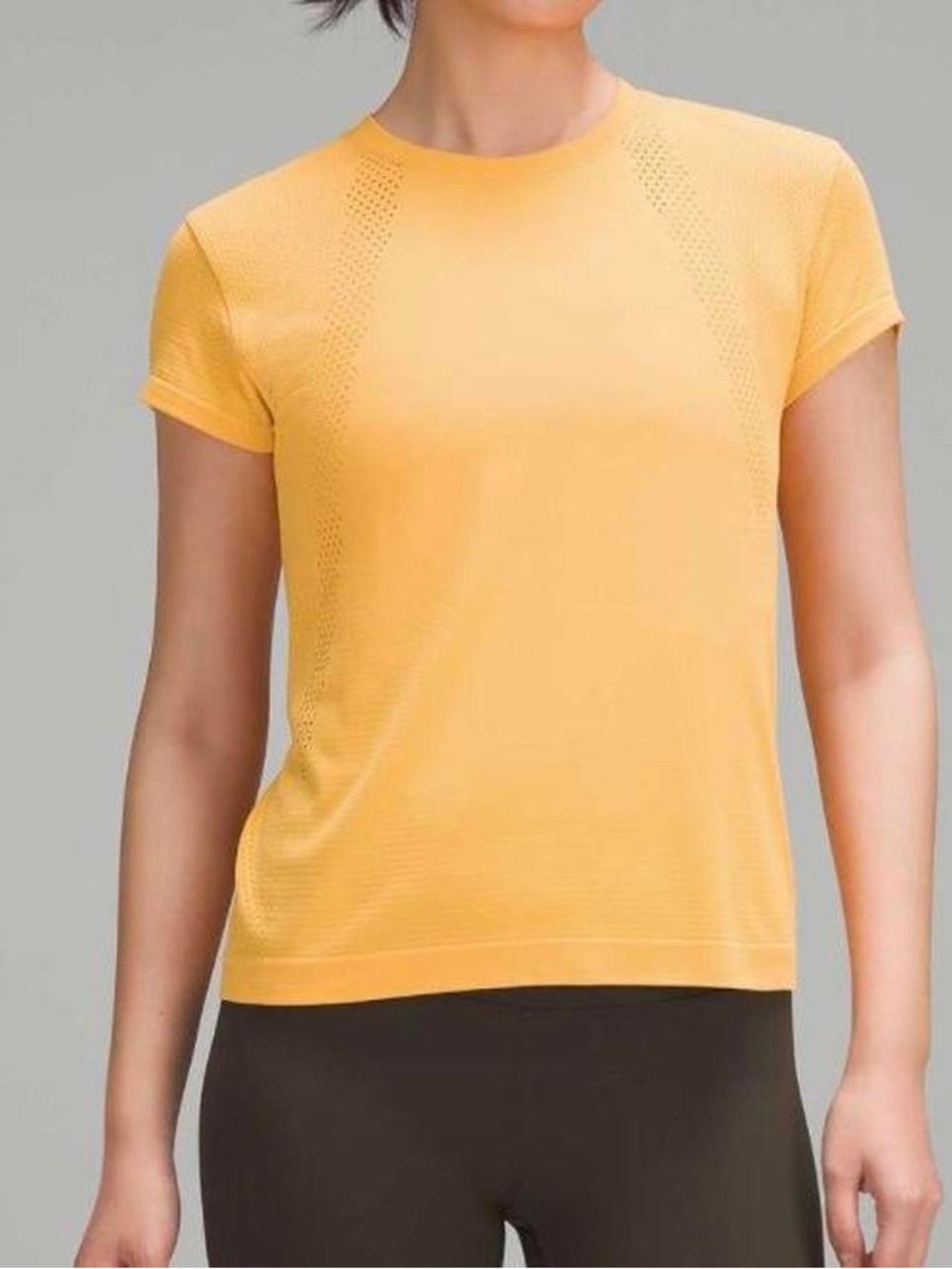 Lululemon Train To Be Short Sleeve Tee - Mango Dream